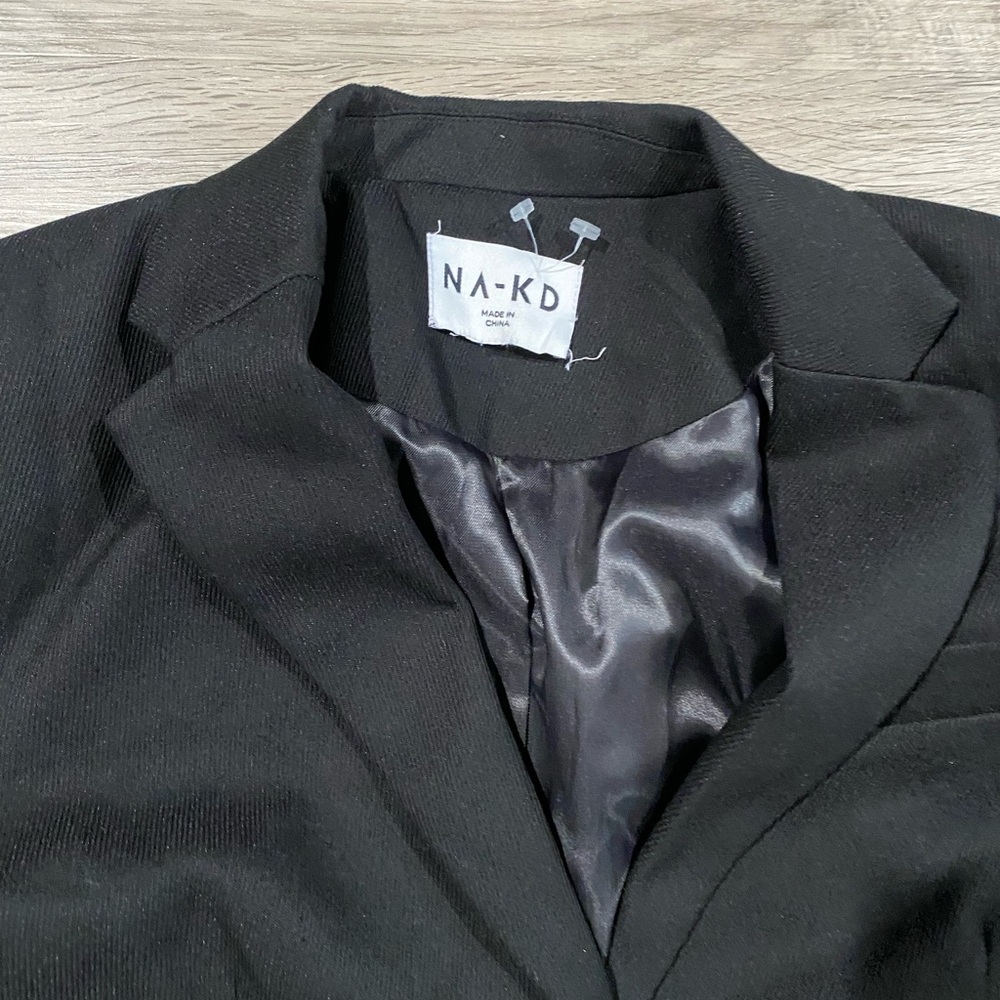 Na-kd Boyfriend Oversized Black Women's Blazer - Picture 4 of 7